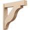 Ekena Millwork 8-in W x 40-in D x 40-in H Funston Block Rough Cedar Woodgrain TimberThane Outlooker, Primed Tan OUTUR080X40X40FST44RCPR - alternate 1